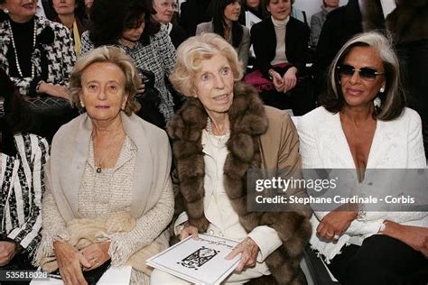 Bernadette Chirac, Claude Pompidou and Betty Lagardère at the 